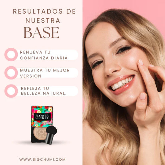 Base Corrector Hidratante Flower Secret Cream 🌸