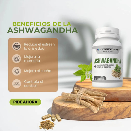 Ashwagandha + Magnesio apoya tu bienestar emocional y sueño reparador